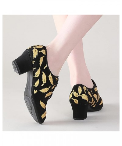 Women's Latin Dance Shoes Breathable High Heels Soft Bottom Non-Slip Buffer for Party Dress Black B $22.02 Athletic Shoes