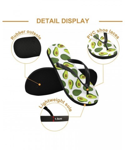 Avocado Pattern Flip Flop Sandal Men's and Women's Summer Sandal,Non-Slip Beach & Water Shoes 764 $13.79 Sandals