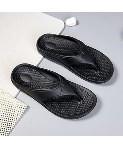 Mens slippers Women's Summer Flip-flops Sports Flip Flops for Woman Solid Slippers Female Men Flat Slides Beach Shoes (Color ...