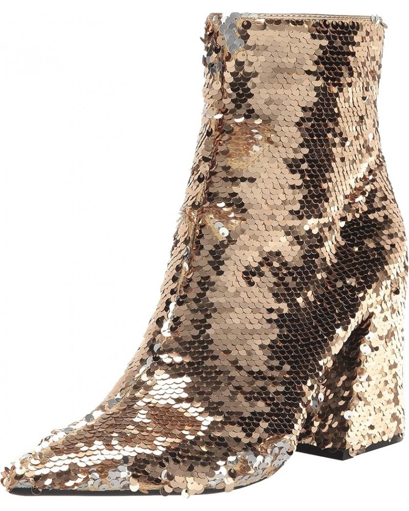 Women's Cody Fashion Boot Gold Sequins $13.25 Boots