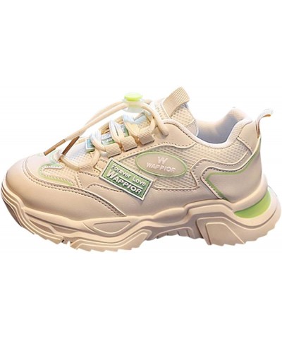 Non Slip Sports Shoes Boys Girls Lightweight Tennis Running Shoes Athletic Walking Shoes for Toddlers Green $16.29 Athletic S...