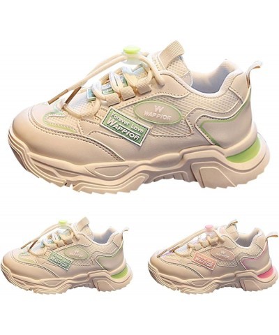 Non Slip Sports Shoes Boys Girls Lightweight Tennis Running Shoes Athletic Walking Shoes for Toddlers Green $16.29 Athletic S...