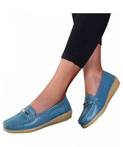 Walking Shoes, Women's Fashion Sneakers Comfort with Orthotic Insole Arch Support Loafers Shoes for Women Z 03-light Blue $16...