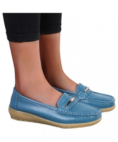 Walking Shoes, Women's Fashion Sneakers Comfort with Orthotic Insole Arch Support Loafers Shoes for Women Z 03-light Blue $16...