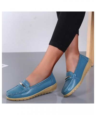 Walking Shoes, Women's Fashion Sneakers Comfort with Orthotic Insole Arch Support Loafers Shoes for Women Z 03-light Blue $16...