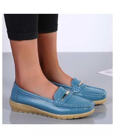 Walking Shoes, Women's Fashion Sneakers Comfort with Orthotic Insole Arch Support Loafers Shoes for Women Z 03-light Blue $16...