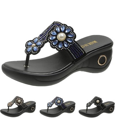 Strap Sandals Sandals Comfy Slider Roman T Open Women Toe Summer Support Slip Flip Flops Flat On Flip Flops for X3-black $14....