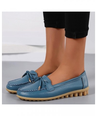 Women's Slip-on Loafers Orthopedic Shoes Lightweight Casual Shoes Wide Leather Lace up Loafers with Arth Support Fashion Snea...