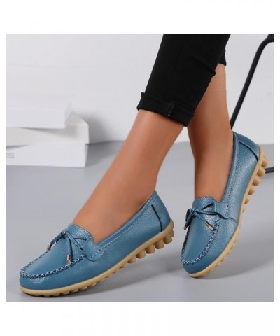 Women's Slip-on Loafers Orthopedic Shoes Lightweight Casual Shoes Wide Leather Lace up Loafers with Arth Support Fashion Snea...