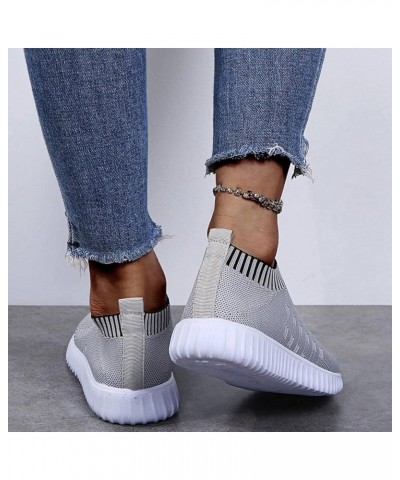 Fashion Unisex Sneakers Women Casual Shoes Breathable Mesh Walking Shoes Spring Summer Soft Flat Shoes 38 Royalblue $28.67 Fa...