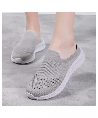 Women's Sneakers Womens Air Running Shoes Lightweight Women Sneakers Air Cushion Walking Tennis Shoes Grey $19.02 Athletic Shoes