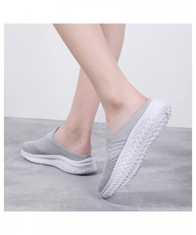 Women's Sneakers Womens Air Running Shoes Lightweight Women Sneakers Air Cushion Walking Tennis Shoes Grey $19.02 Athletic Shoes