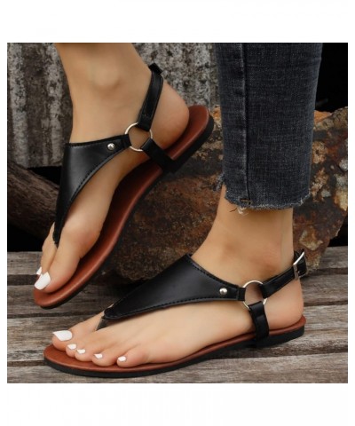 Orthopedic Plantar Fasciitis Sandals Women Size 10 Orthopedic Sneakers Shoes Strappy Black Heels Orthopedic Arch Support Sand...