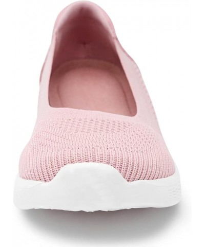 Women's Flats Casual Shoes Slip on Walking Shoes-Lightweight Low-Top Knit Loafer Sneaker 826a/Pink $11.60 Athletic Shoes