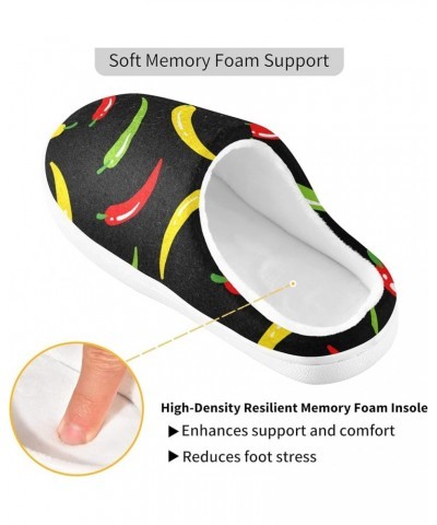 Unisex Memory Foam House Slippers Non-Skid Soft Warm Sole Coral Fleece Slip-on Closed Toe Hand Free Shoes for Bedroom Travel ...