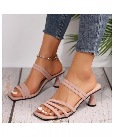 Women's Cute Open Toes Casual Soft Fashion Ladies Flat Sandals Women's Two Strap Buckle Sandal Platform Sandals Women Red $15...