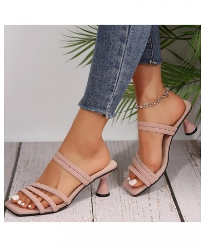 Women's Cute Open Toes Casual Soft Fashion Ladies Flat Sandals Women's Two Strap Buckle Sandal Platform Sandals Women Red $15...