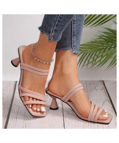 Women's Cute Open Toes Casual Soft Fashion Ladies Flat Sandals Women's Two Strap Buckle Sandal Platform Sandals Women Red $15...