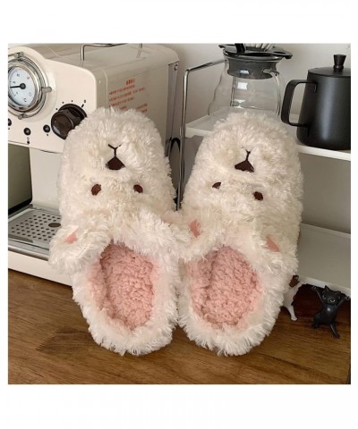 Cow Slippers Fluffy Slippers for Women Animal Slippers Puppy Slippers Fuzzy Slippers Kawaii Stuff Pantuflas $13.20 Slippers