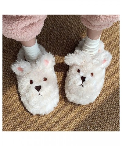 Cow Slippers Fluffy Slippers for Women Animal Slippers Puppy Slippers Fuzzy Slippers Kawaii Stuff Pantuflas $13.20 Slippers