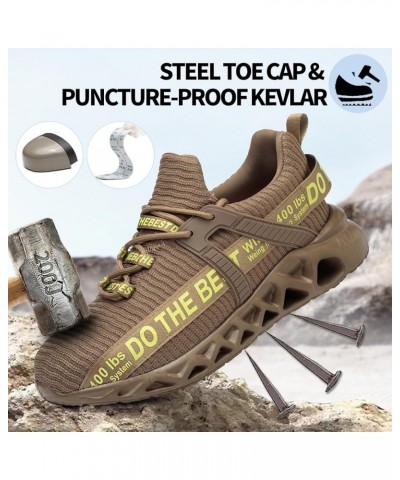 Waterproof & Non-slip Steel Toe Shoes for Men Women Comfortable Work Shoes Lightweight Safety Composite Toe Shoes Waterproof ...