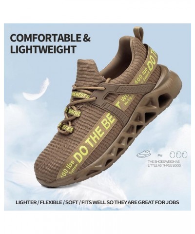 Waterproof & Non-slip Steel Toe Shoes for Men Women Comfortable Work Shoes Lightweight Safety Composite Toe Shoes Waterproof ...