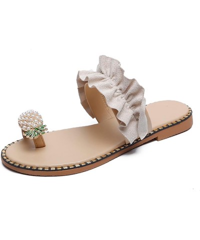 Women Sandals Flat Comfortable Wedge Sandals Platform Fashion Romen Gladiator Ankle Strap Summer Beach Flip Flops for Womens ...