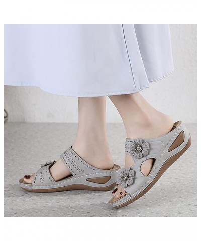 Plantar Fasciitis Sandals Leather Orthopedic Shoes Men Beige Heels for Women Open Toe Heels Recovery Sandals Women Plantar Fa...