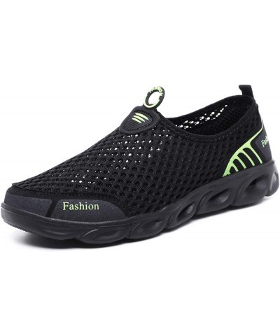 Men's Women's Lightweight Breathable Quick Drying Wading Shoes Water Sports Amphibious Shoes Barefoot Shoes Black Green-1 $14...