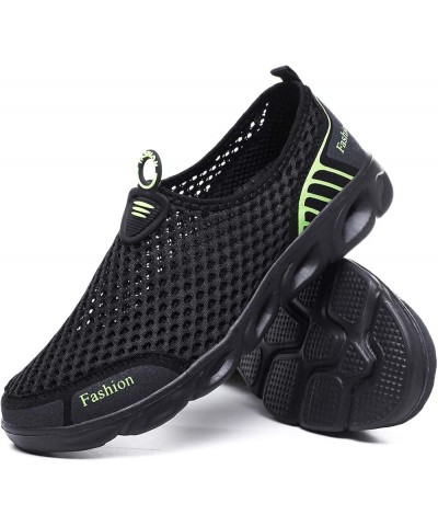 Men's Women's Lightweight Breathable Quick Drying Wading Shoes Water Sports Amphibious Shoes Barefoot Shoes Black Green-1 $14...