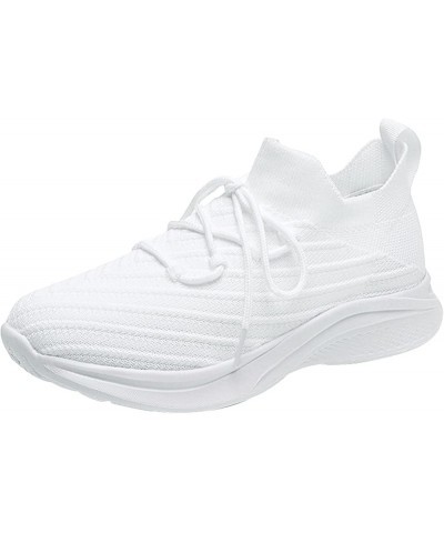 Women Sneakers Slip-On Walking Shoes Athletic Shoes Women Womens Sneakers Size 7 White $20.79 Fashion Sneakers