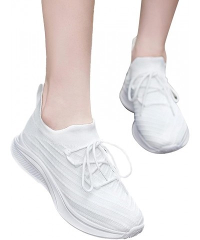 Women Sneakers Slip-On Walking Shoes Athletic Shoes Women Womens Sneakers Size 7 White $20.79 Fashion Sneakers