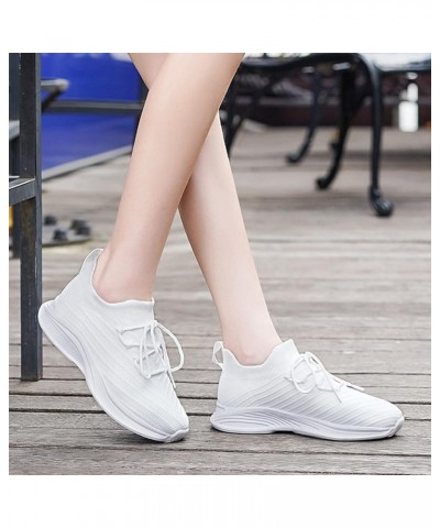 Women Sneakers Slip-On Walking Shoes Athletic Shoes Women Womens Sneakers Size 7 White $20.79 Fashion Sneakers