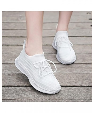 Women Sneakers Slip-On Walking Shoes Athletic Shoes Women Womens Sneakers Size 7 White $20.79 Fashion Sneakers