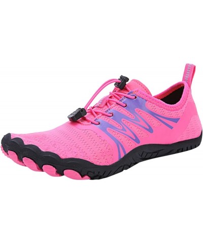 Men and Women Shoes Outdoor Beach Shoes Swimming Water Shoes for Diving Hiking Shoes Mat Control (Black, 8.5) 8.5 Hot Pink $1...