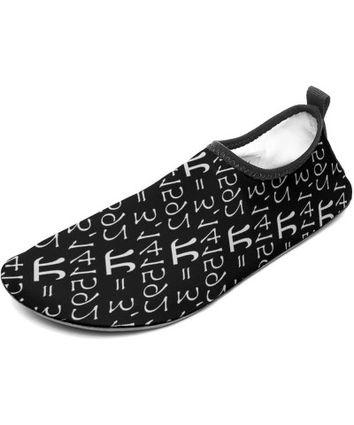 Pi Symbol Mathematical Number Water Shoes Barefoot Aqua Pool Socks 5/6women $14.88 Outdoor Shoes