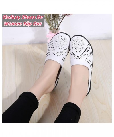 Owlkay Shoes for Women, Owlkay Casual All-Match Hollow Slippers, Owlkay Shoes for Women Slip Ons,Women's Hollow Casual Shoes ...