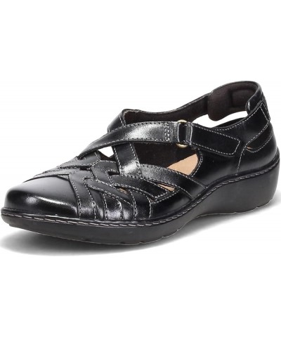 Women's Cora Dream Loafer Flat Navy Leather $24.49 Loafers & Slip-Ons