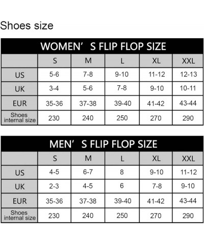 Flip Flops Flip Sandal Home Slippers Hotel Spa Bedroom Travel for Men Women S-XXL Multi 8 $11.74 Slippers