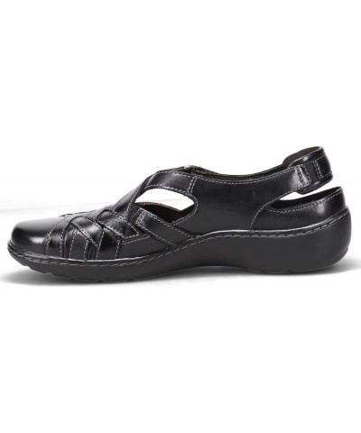 Women's Cora Dream Loafer Flat Navy Leather $24.49 Loafers & Slip-Ons