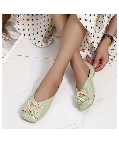 Flats Shoe for Women Women Foldable Portable Travel Ballet Flat Roll Slipper Shoes Dance Party Shoes Z 13-green $11.81 Sandals