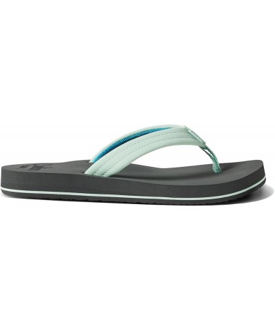 Womens Cushion Breeze Sandals Grey/Mint $17.79 Sandals