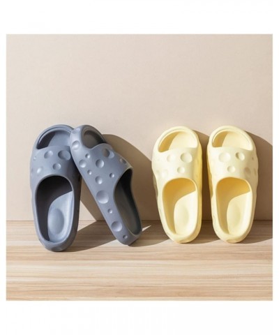 Shark Slippers Summer Couple Home with Bathroom Soft Bottom Thick Bottom Sandals Female Slippers Summer Sandals (Color : E, S...