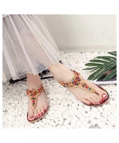 Sandals Foldable Flats Flip Flops For Women Flats Comfortable Flip Flops Flats For Women Dressy Wide Womens Wedge Sandals Wom...