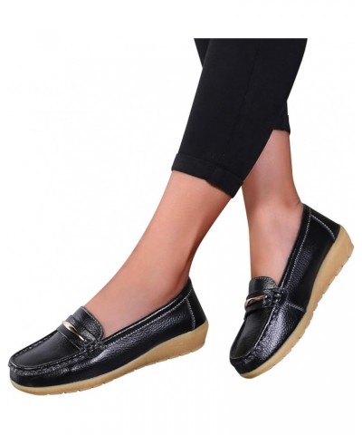 Walking Shoes, Women's Fashion Sneakers Comfort with Orthotic Insole Arch Support Loafers Shoes for Women Z 03-black $16.19 A...