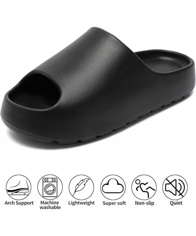 Cloud Slides for Women,Unisex EVA Soft Recovery Slides,Thick Sole Open Toe Mens Pillow Slides Shower Shoes Outdoor&Indoor Hou...