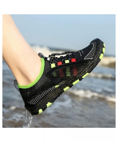 Fashion Summer Water Shoes Men Quick Drying Shoes Swimming and Diving Shoes Hiking Shoes Flat Non Slip Breathable Colorblock ...