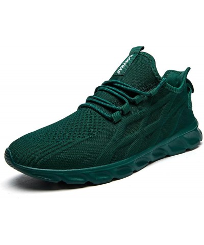 Women's Slip On Walking Running Shoes Casual Lightweight Tennis Athletic Workout Sports Gym Fashion Sneakers 01 Dark_green $1...