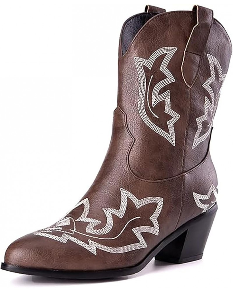 Classic Cowgirl Boots for Women Pointed Toe Cowboy Boots C $44.09 Boots