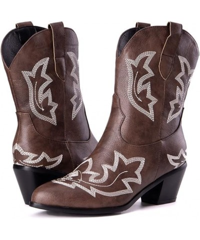 Classic Cowgirl Boots for Women Pointed Toe Cowboy Boots C $44.09 Boots